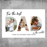 Personalized Poster - For the best Dad