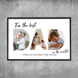 Personalized Poster - For the best Dad