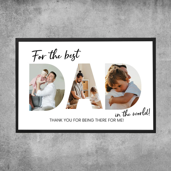 Personalized Poster - For the best Dad