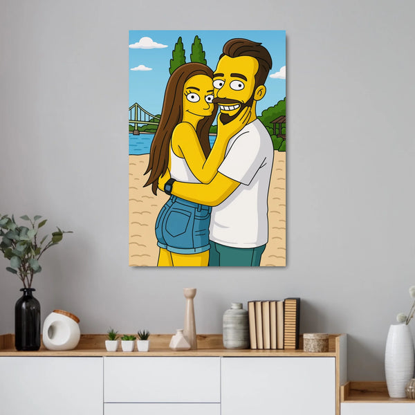 Personalised poster - Portrait in Cartoon-Style